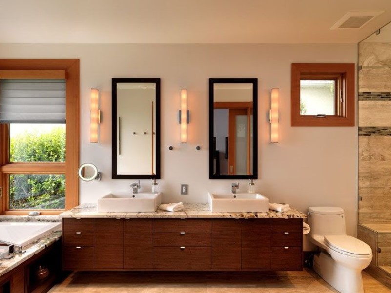15 ideas for bathroom mirror 2020 (increase your bathroom value) 3