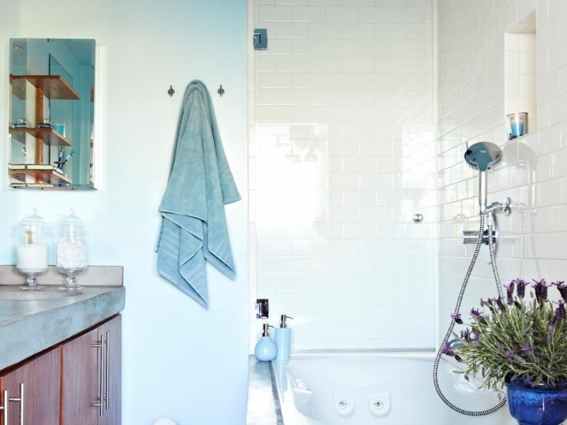 45 blue bathroom ideas 2020 (various refreshing designs) 2)