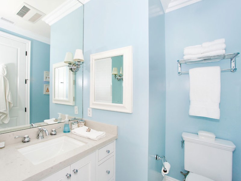 45 blue bathroom ideas 2020 (various refreshing designs) 6