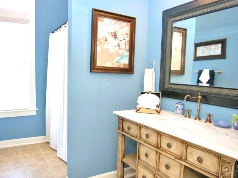 45 blue bathroom ideas 2020 (various refreshing designs) 10