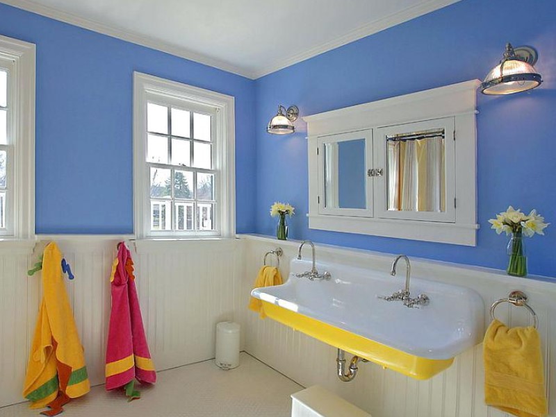 45 blue bathroom ideas 2020 (various refreshing designs) 13