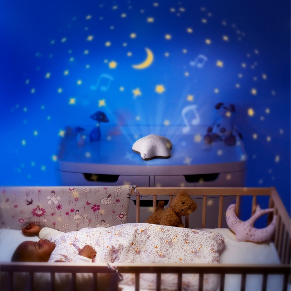 baby night light projector
with music