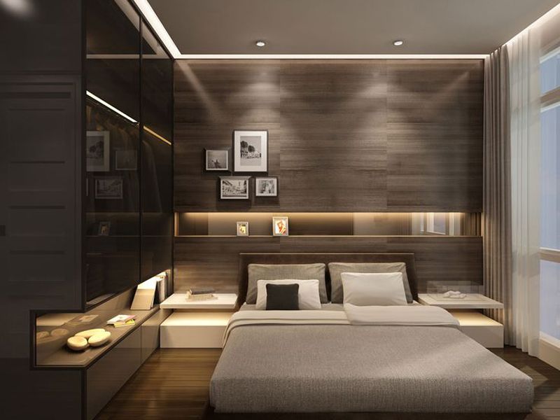 30 Modern Bedroom Design Ideas |  http://www.designrulz.com/design / 2015/10 / stylishly-minimalist-bedroom-design-ideas / GYZRIEX