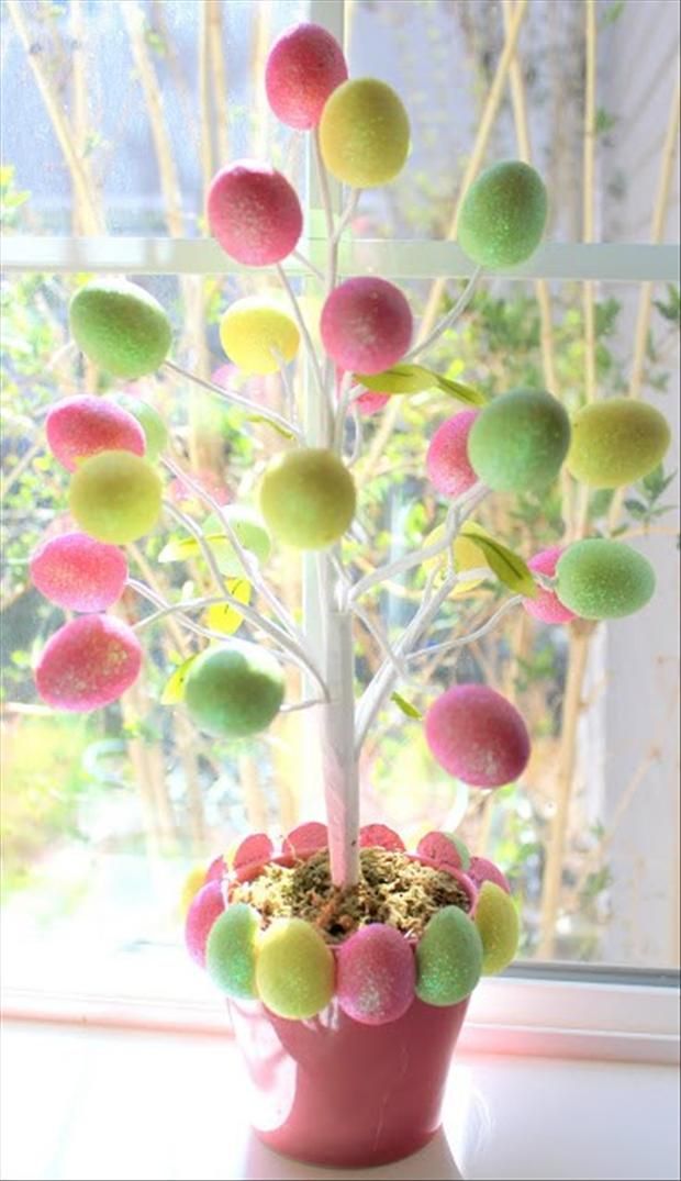 33 impressive DIY Easter decorations DBMGNQA