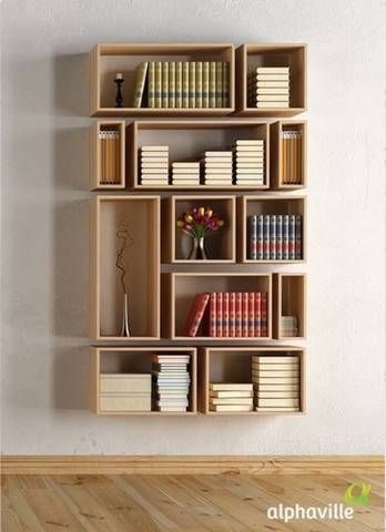 45 DIY Bookcases: Home Project Ideas That Shadow Boxes Work On A TXBMJHG