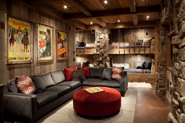 46 Stunning Rustic Living Room Design Ideas GSTPYZI