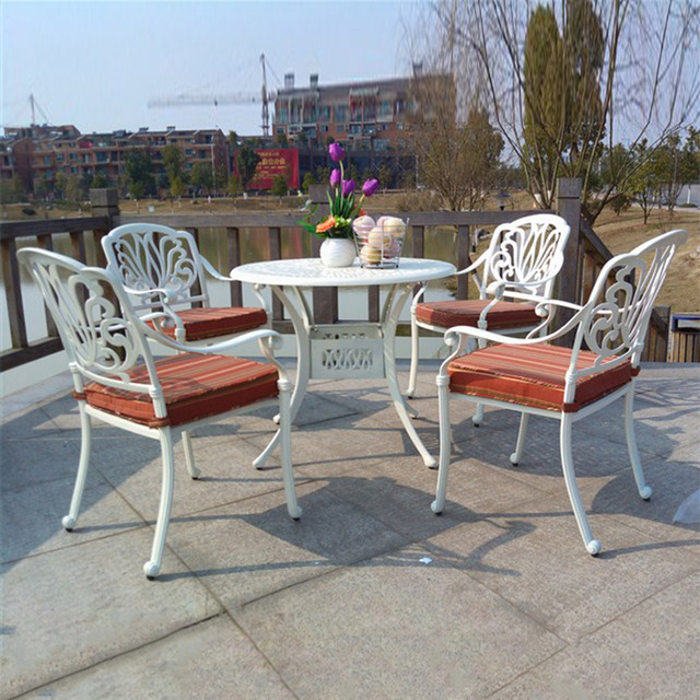 5-piece cast aluminum garden furniture Garden furniture Garden furniture durable and IBPLFIE