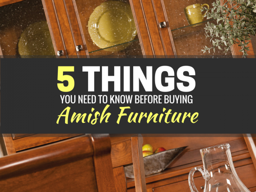 5 Things To Know Before Buying Amish Furniture LJTDJUK