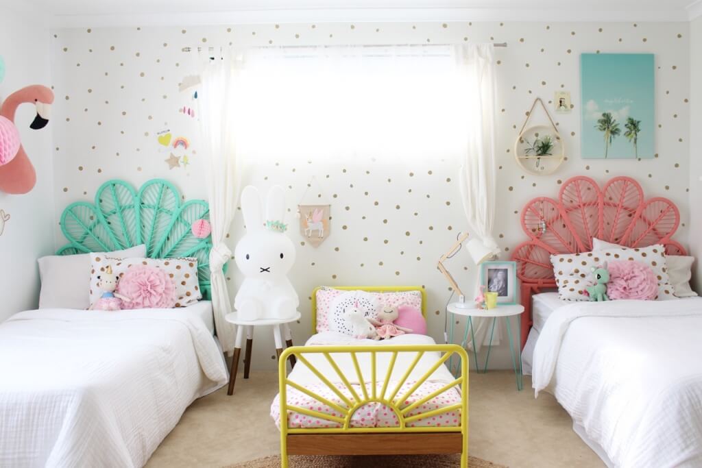Nice colorful bedroom