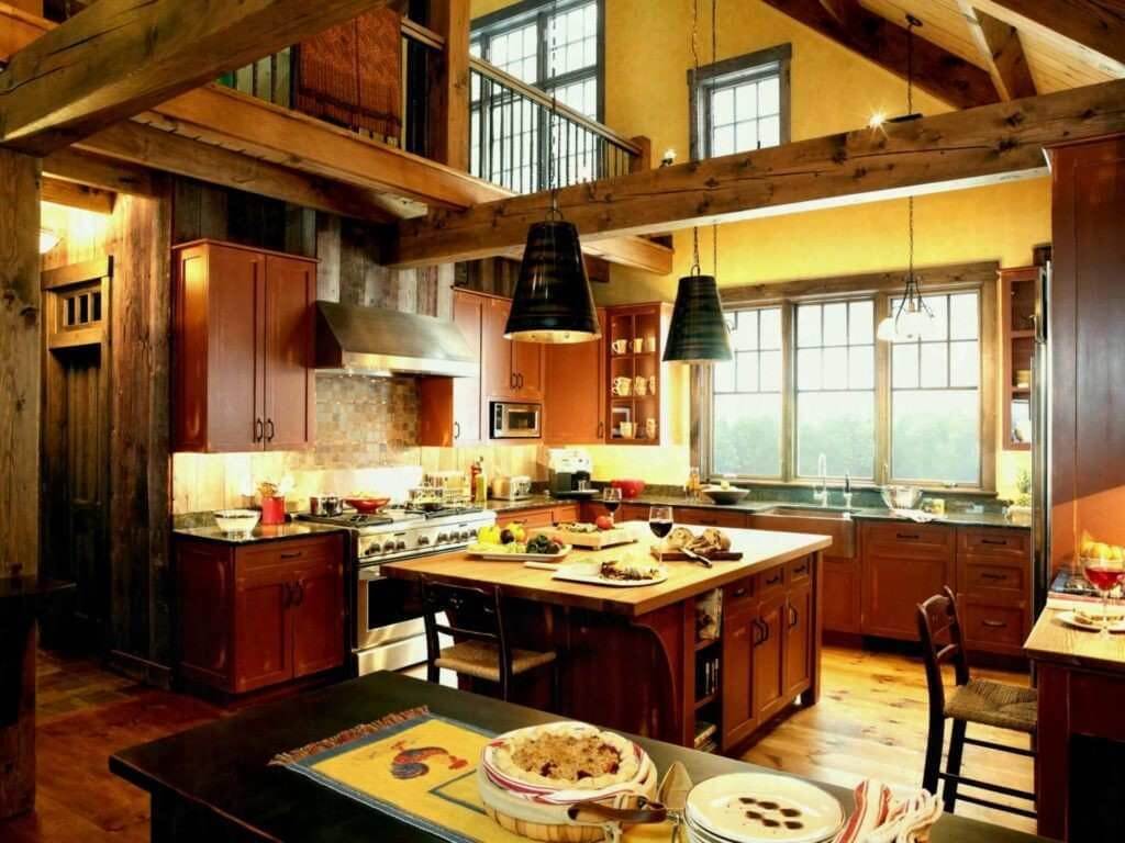 Traditional antique kitchen lighting