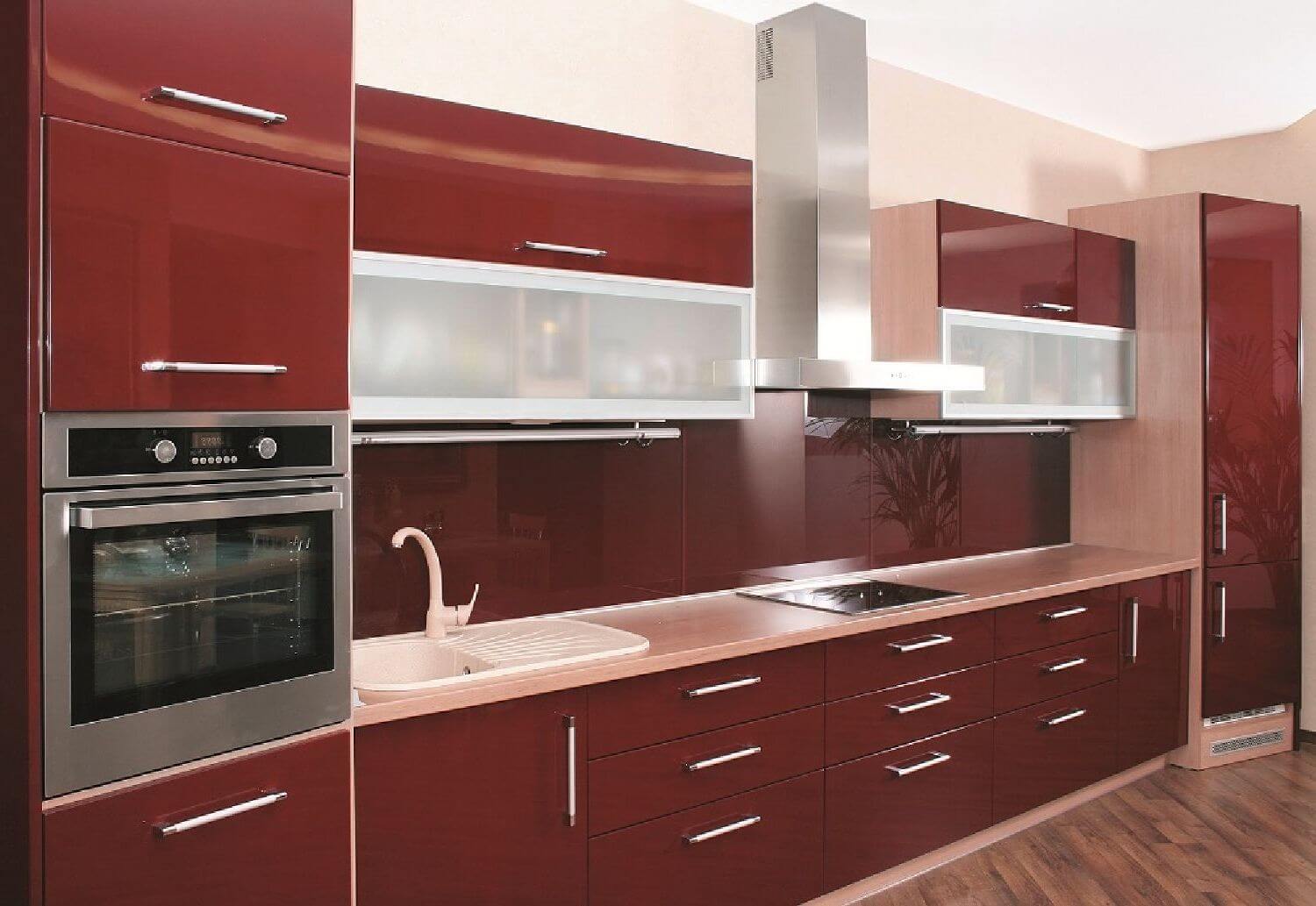 Impressive kitchen cabinet color 