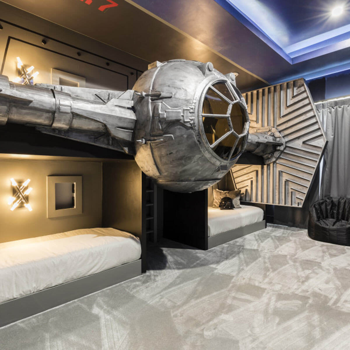 Fantastic Star Wars bedroom