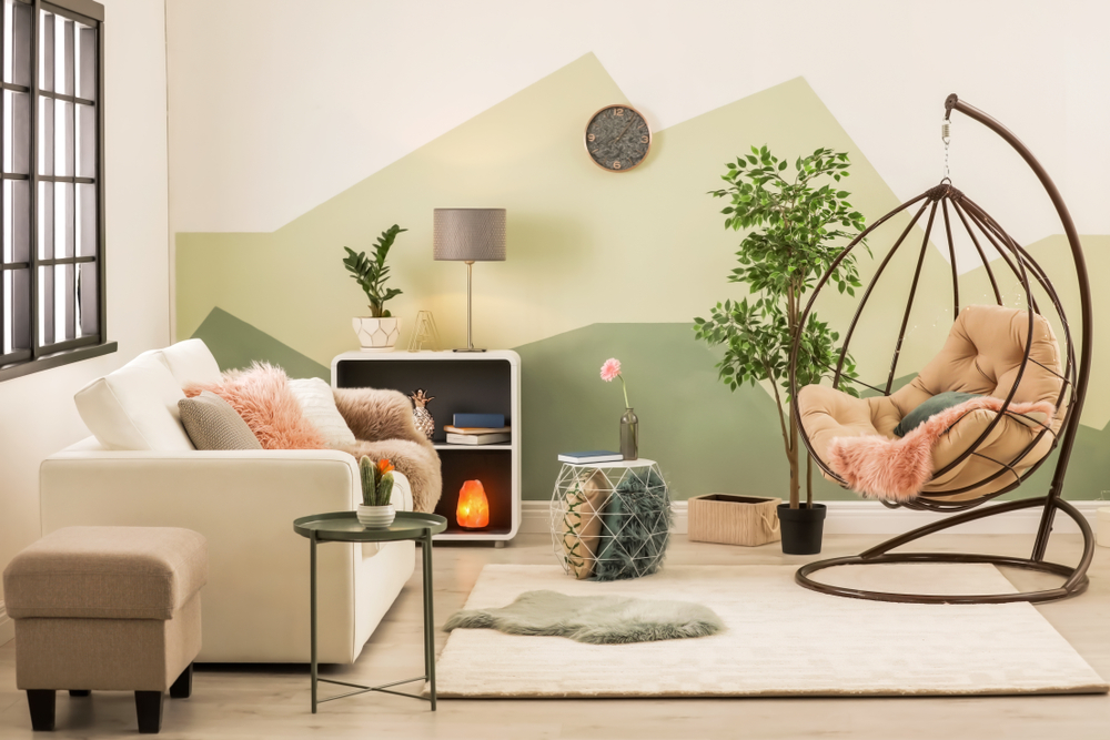 Playground-inspired cute living room