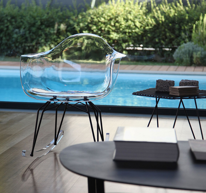 Acrylic garden furniture clear acrylic chair terrace UDUBKTX