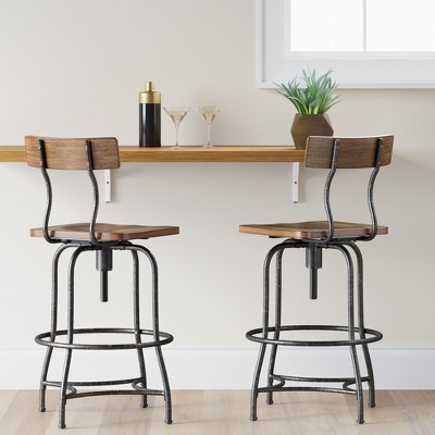 adjustable bar stool Woodsboro adjustable bar stool - Threshold ™: target JIZQIFG