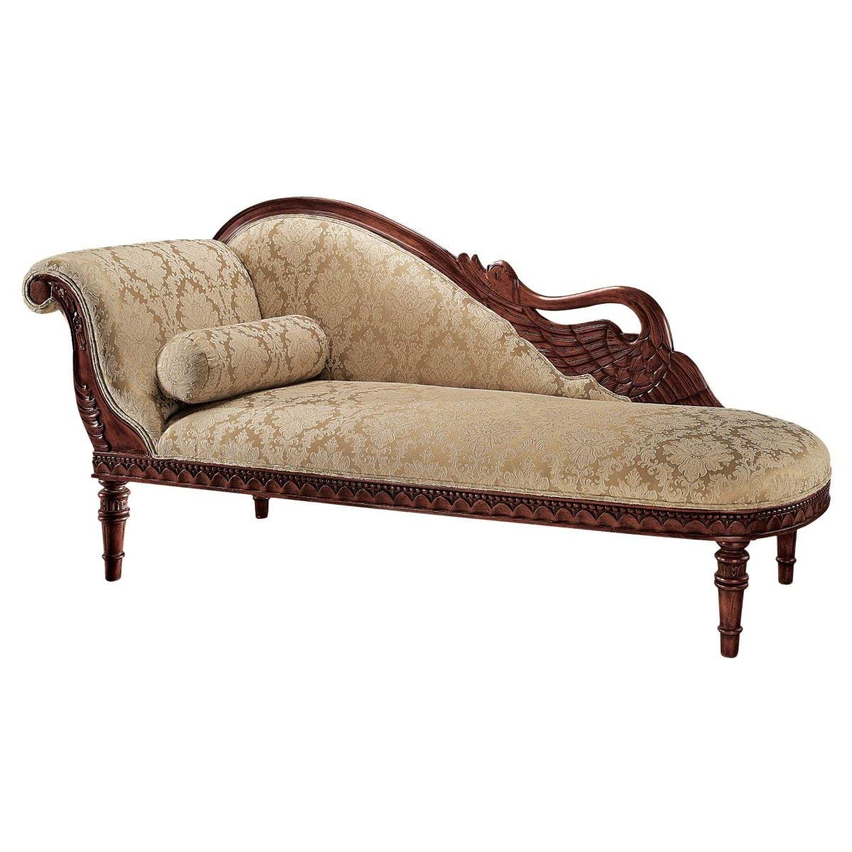 amazon.com: Design Toscano swan fainting couch, 73 KZJLLXM