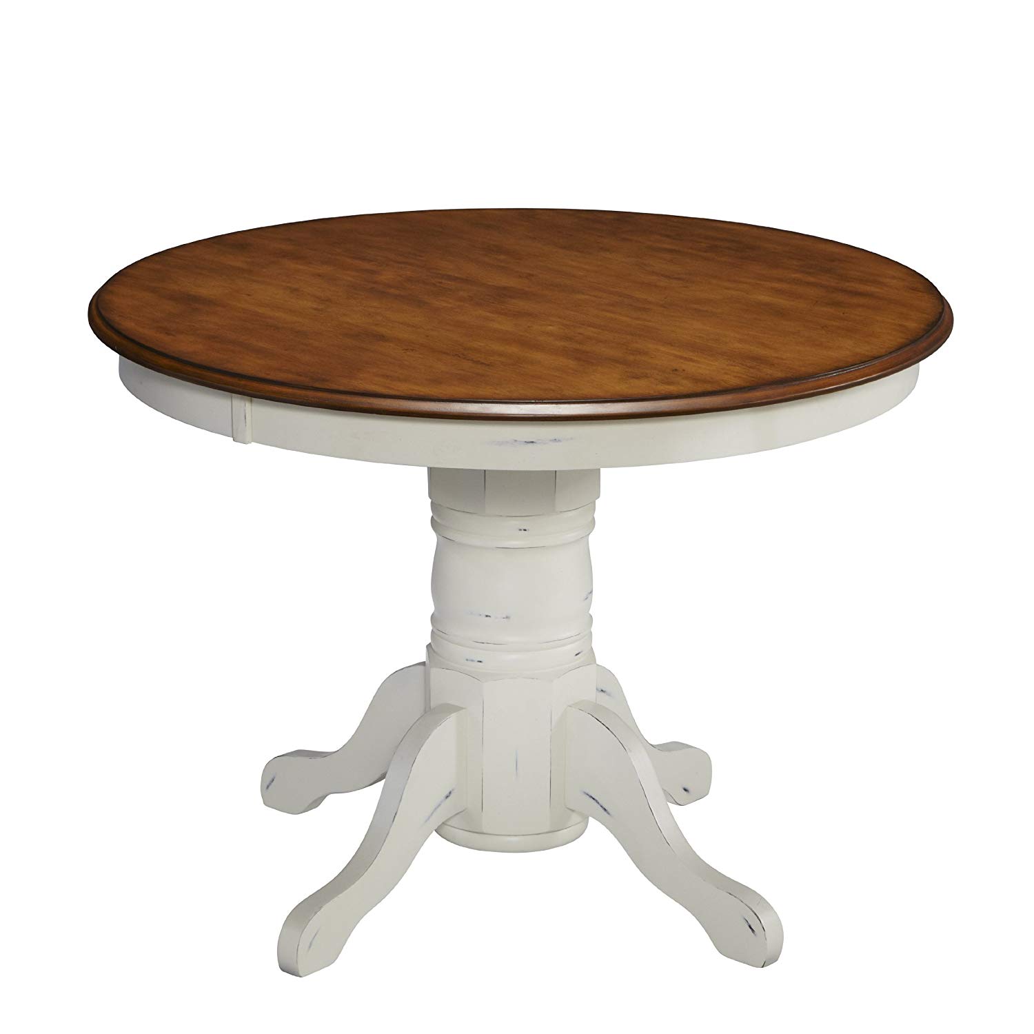 amazon.com - living styles 5518-30 the French landscape pedestal table, oak NPOJENR