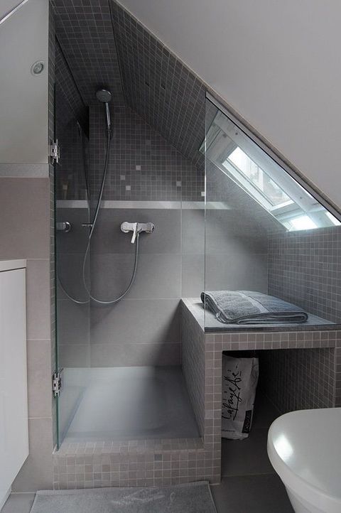 52 cool and smart bathroom designs in the attic |  ComfyDwelling.com.
