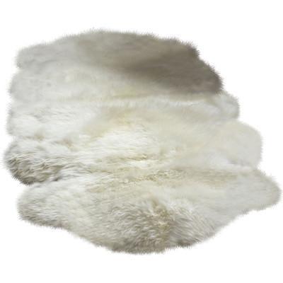 Australian Farm Real Sheepskin Ivory Mix Flokati Carpet (5u00276 BTNVXIE