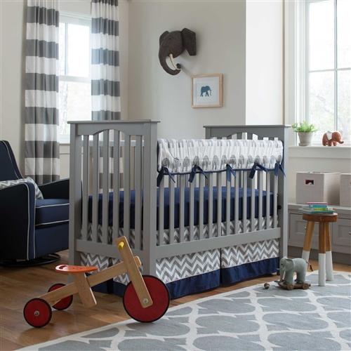Baby bedding for boys ... navy blue and gray elephant bedding PRAFUDO