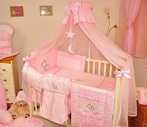 Baby bed image is loading baby bed-cot-bed-canopy-curtain-mosquito-net- QTNASWW