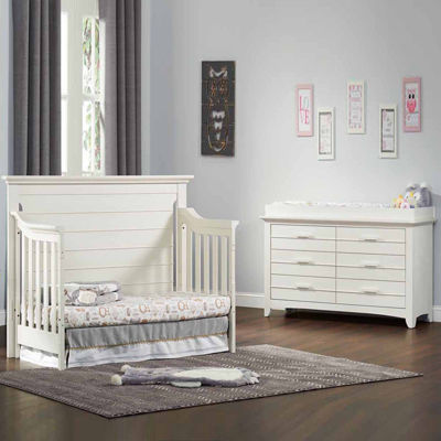 Baby Furniture Sets Olzo Baby Crestwood 2 Piece Baby Furniture Set - Oyster White MLTLVQX