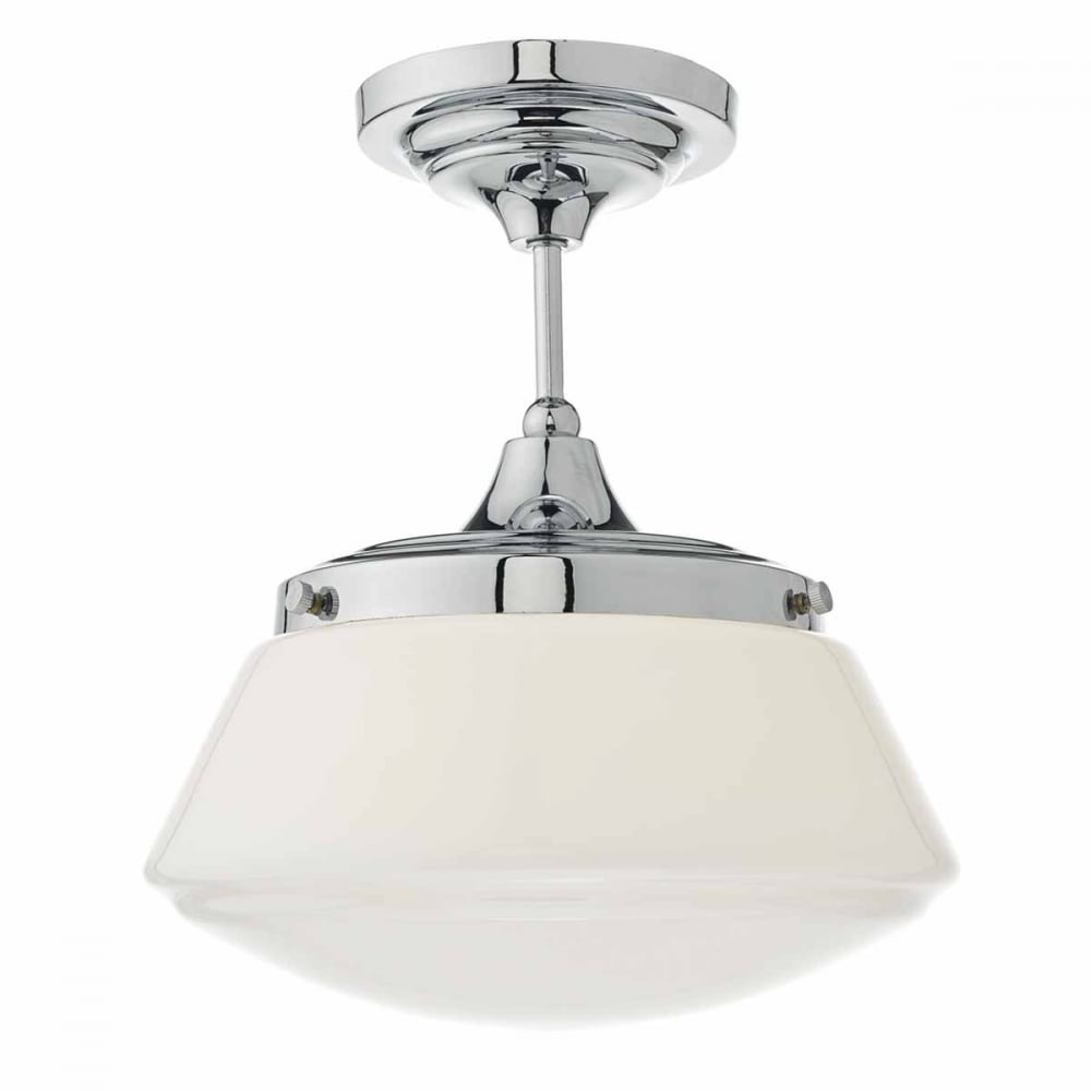 Bathroom ceiling lights modern classic chrome bathroom ceiling light with opal glass SUPPRVZ