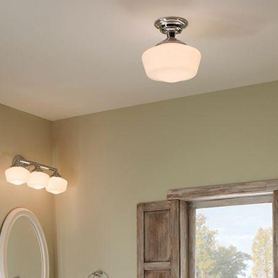 Bathroom ceiling lights semi-recessed ZYBPNIO