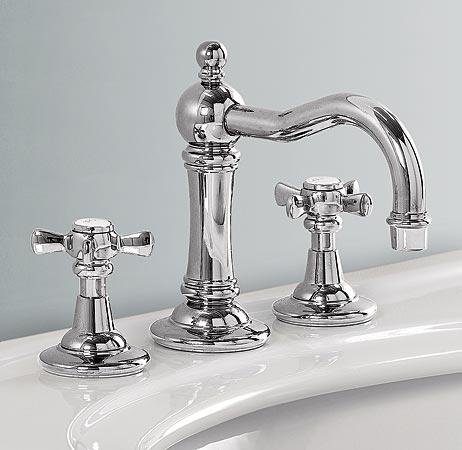 Bathroom faucets a: Vintage faucets are beautiful - the white is creamier, the shapes more WMFOFIQ