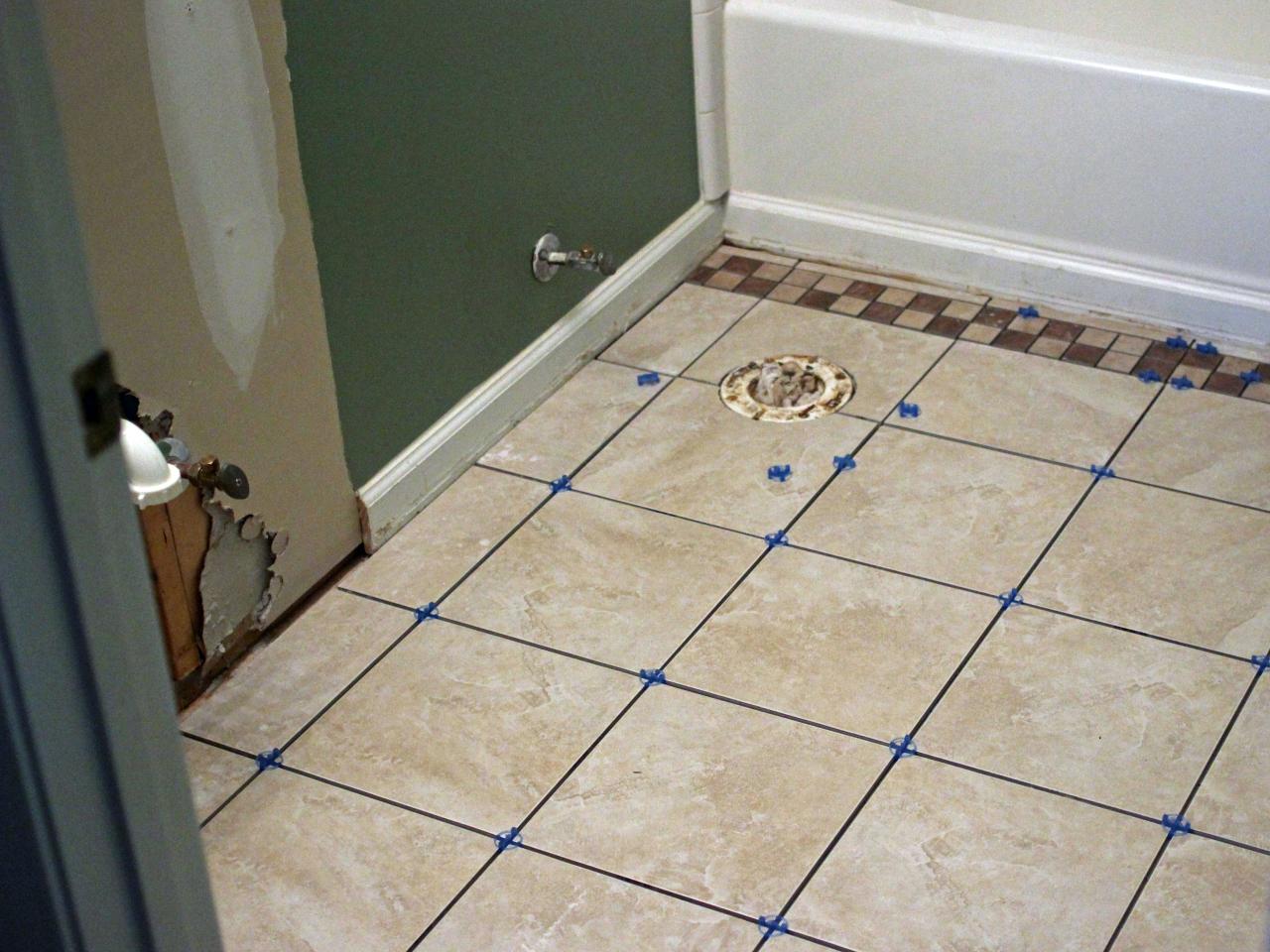Bathroom Floor Tile Step 6 IMBRCTV