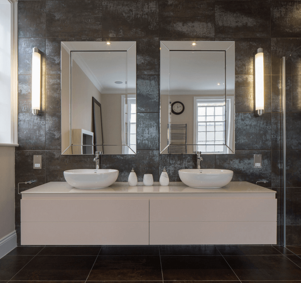 Bathroom mirrors collect this idea double mirror granite bathroom AWFZQCVC