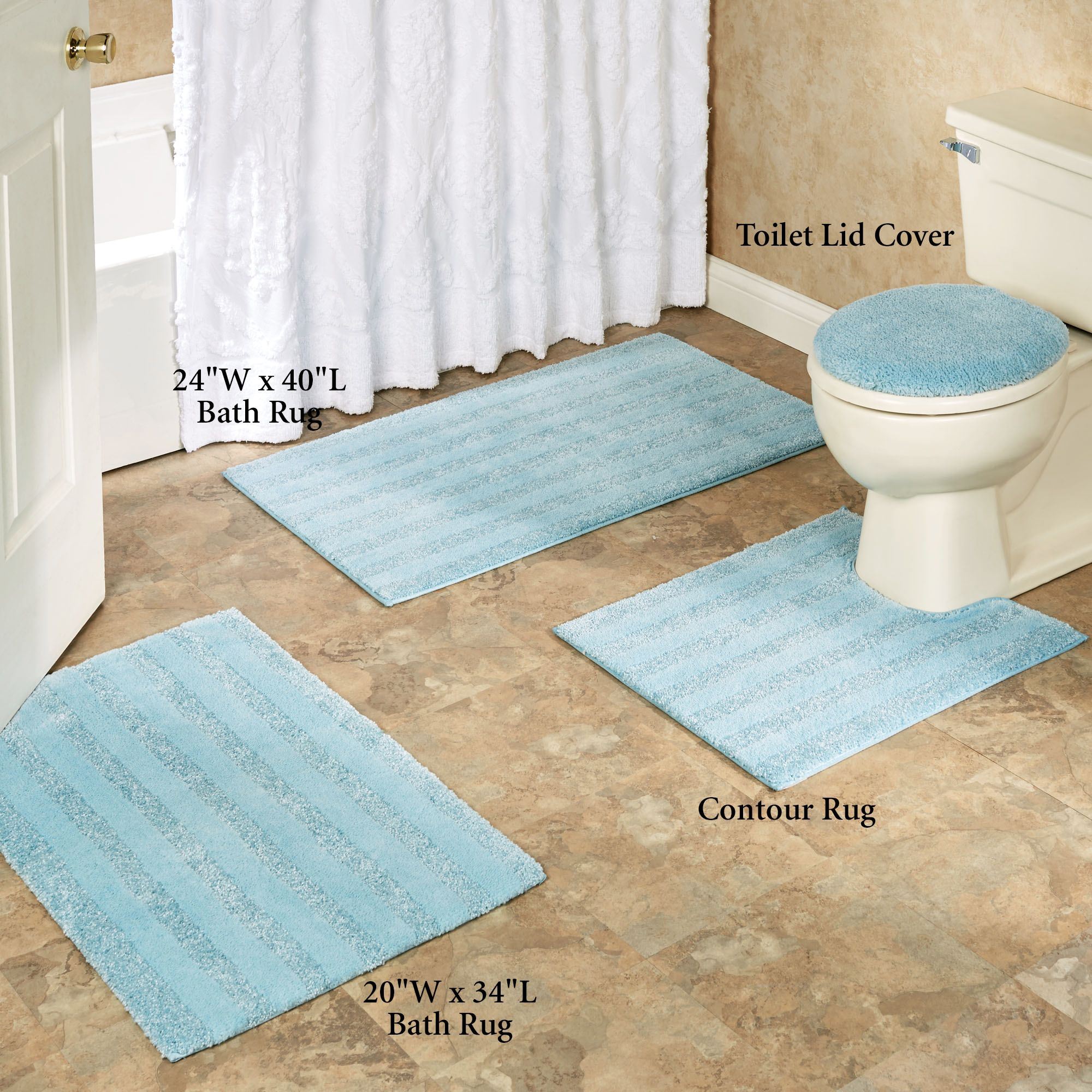 Bathroom rugs comfortable toilet seat covers or striped bathroom rugs.  QCLXINA