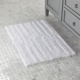Bathroom rugs Crosley White reversible bath rug UULVBIB