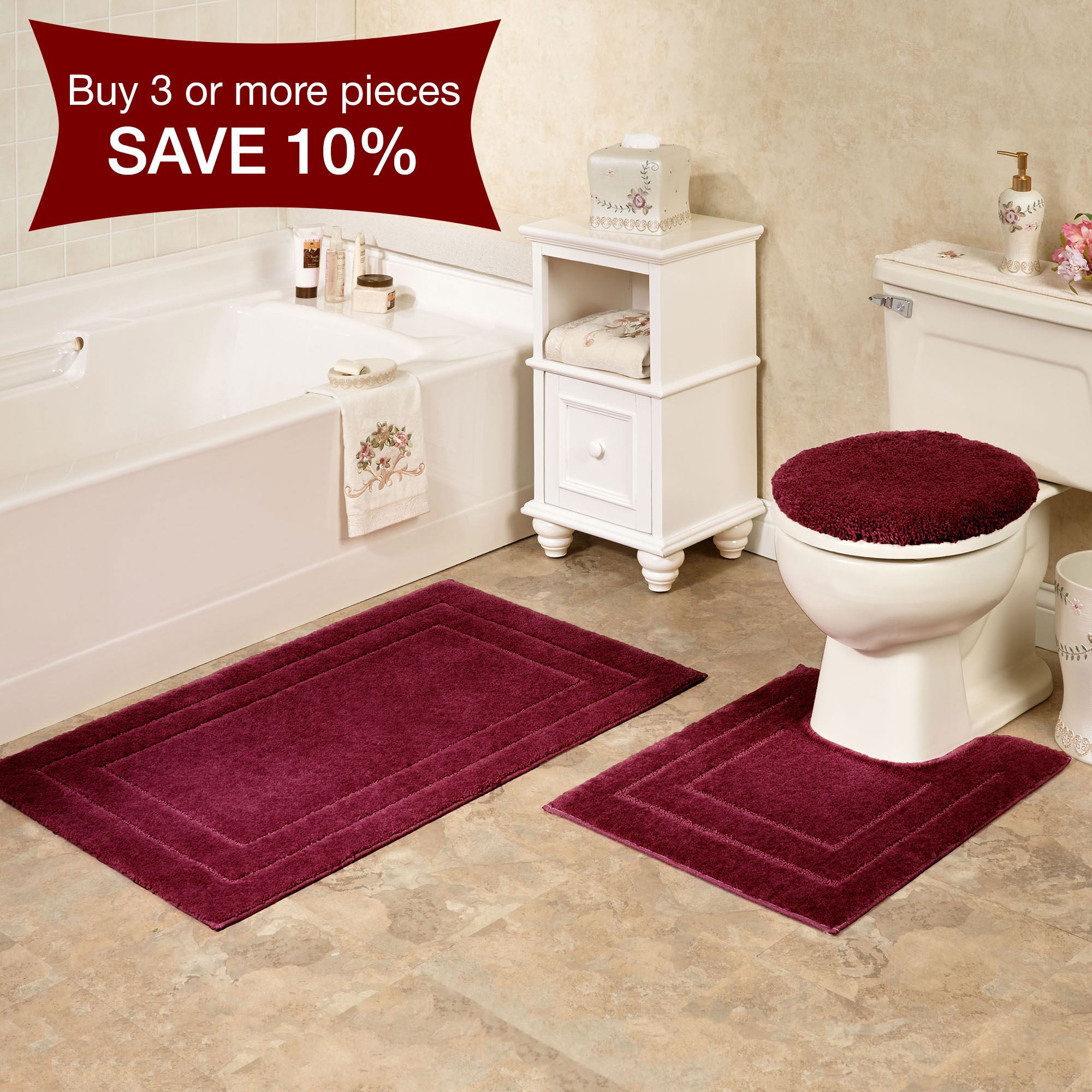 Bathroom rugs Soho bathroom rugs.  Touch to enlarge TOUIJDU