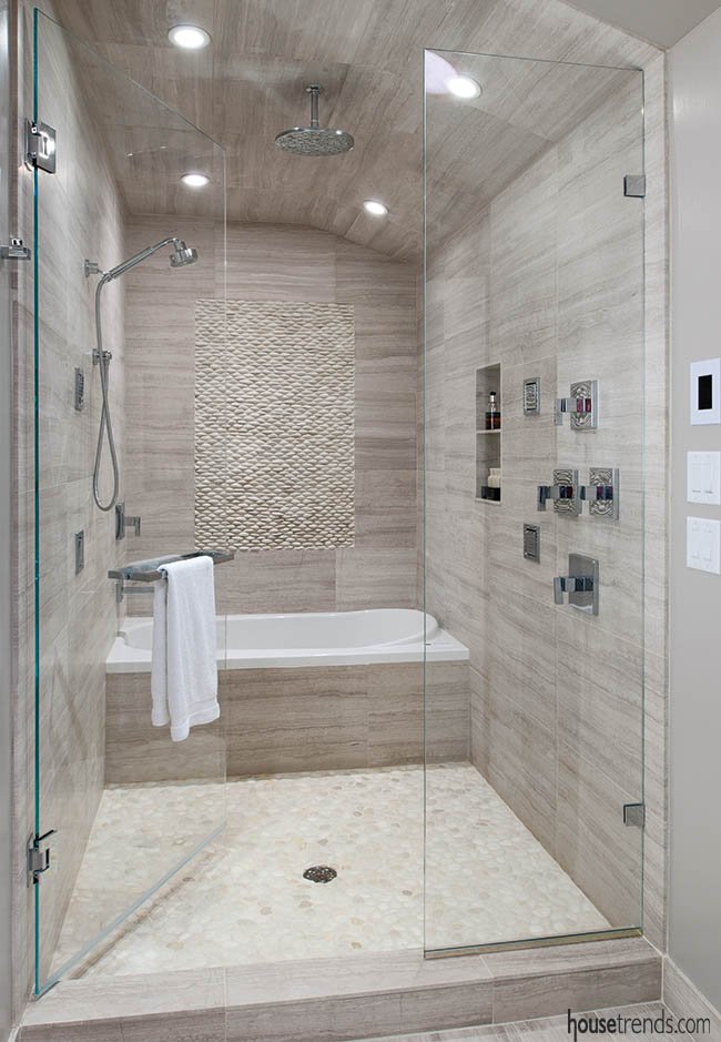 Bathroom Showers for Their Bathroom Design These homeowners wanted a VXWMHSQ shower and bathtub
