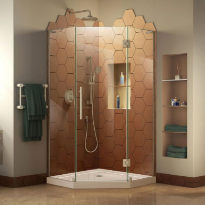 Shower sets for bathrooms with base & door combination SQTUUVO
