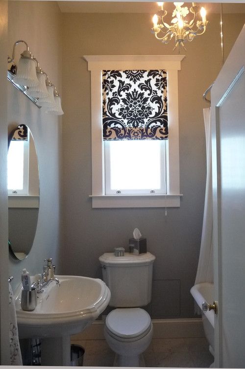 Bathroom window curtains |  Options: lined / unlined curtains EAWDBPM