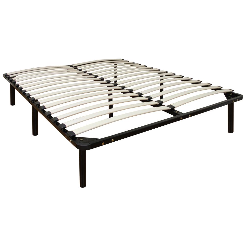 Bed frame sleeping options Europe full-size wooden slatted frame and metal platform bed frame JBAZKBI