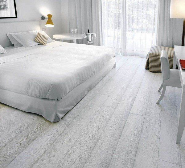 gray hardwood floors bedroom design ideas color scheme |  White .