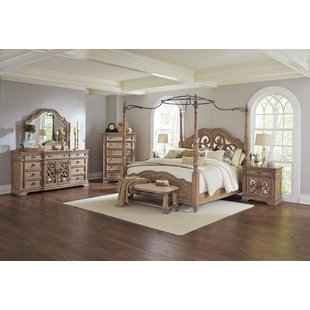 Bedroom furniture sets George Canopy configurable bedroom set UFKMYGW