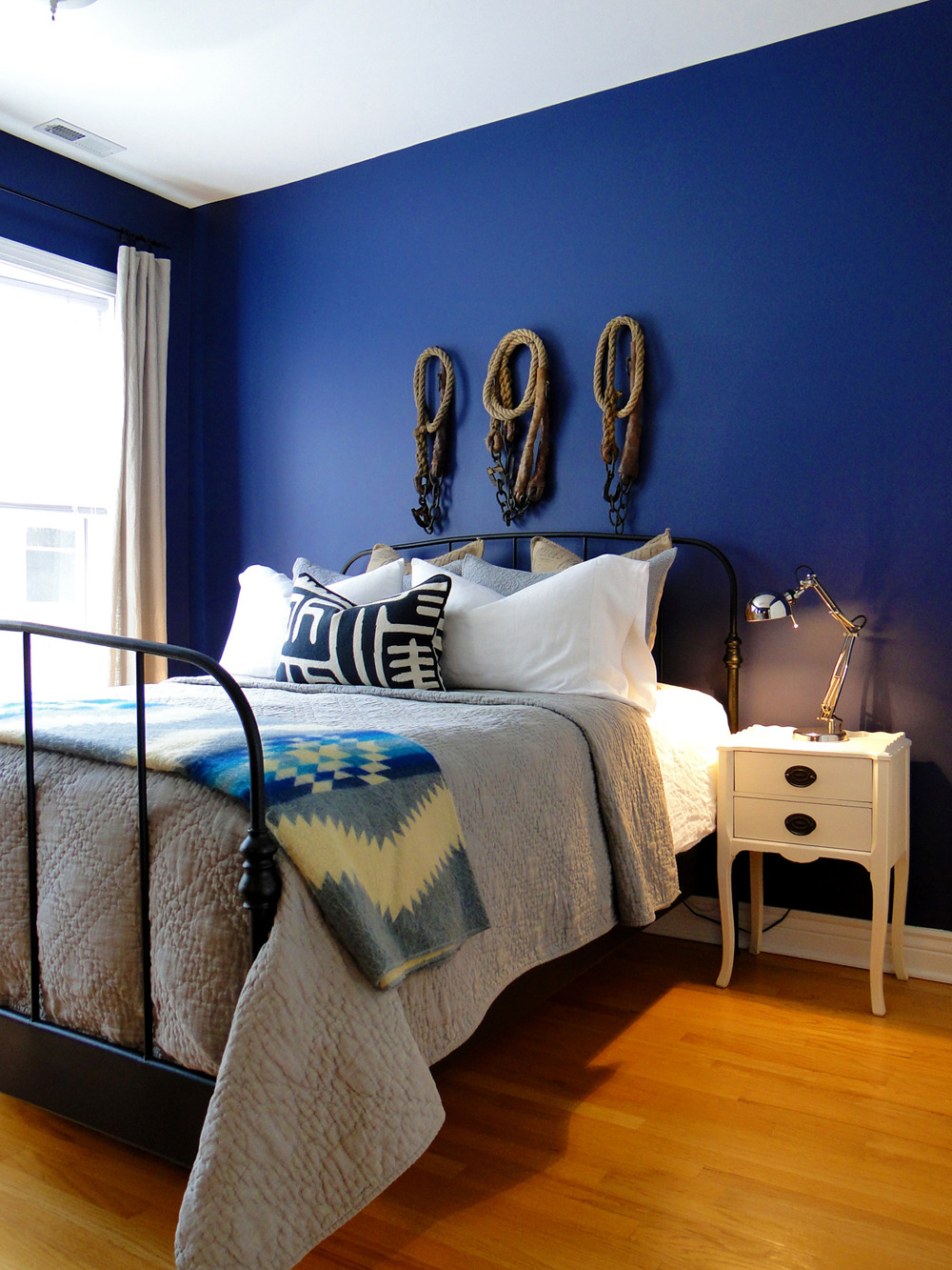 Bedroom paint colors 20 bold & beautiful blue wall paint colors |  Apartment therapy QDISJVE