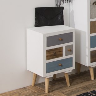 Bedside tables kourtney bedside table with 4 drawers XLWDGPA