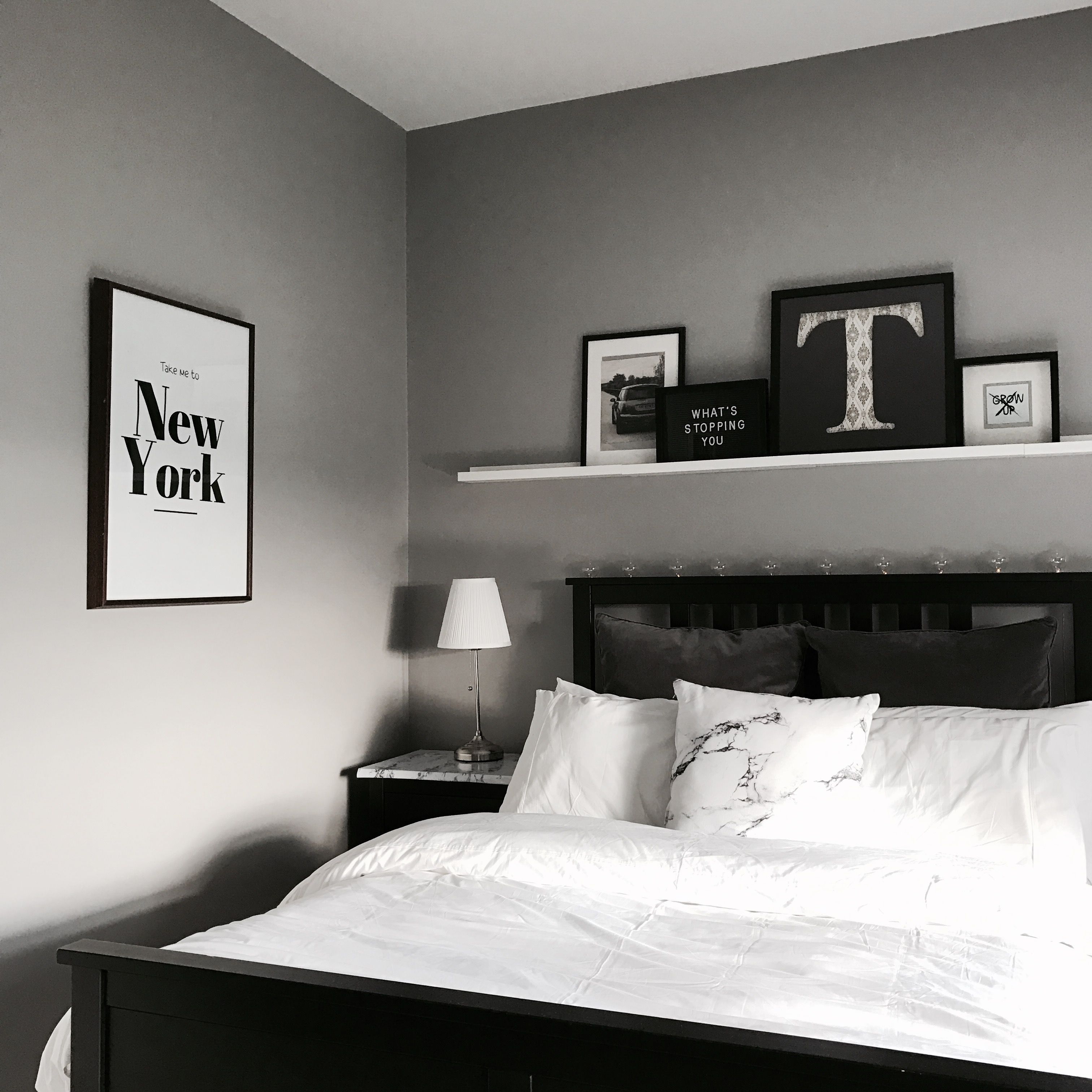black and white bedroom white, gray and black ikea bedroom with hemnes MDWHWTZ