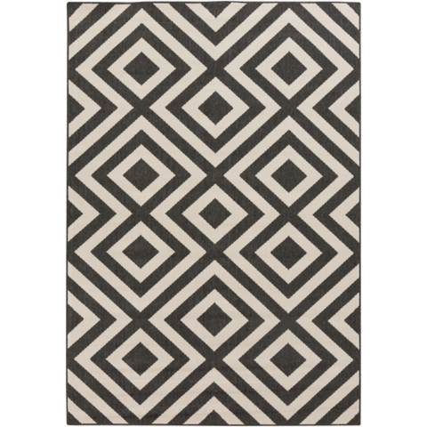black and white carpets alfresco beige & black carpet design by surya ... BNKENVC