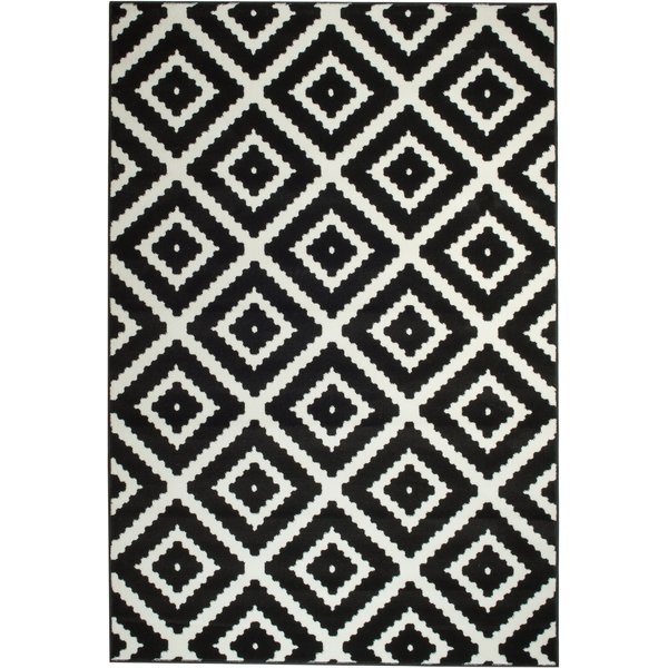 black and white carpets zipcode design cheney black carpet for indoor use & reviews |  Wayfair JNOGWGW