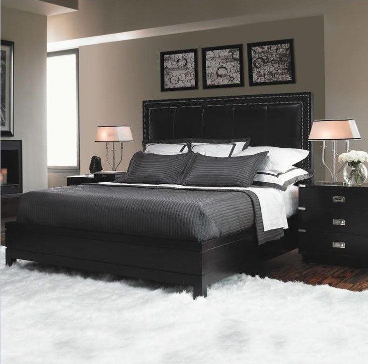 black bedroom set black bedroom furniture with gray walls - black bedroom furniture: tips and LPEGJWL
