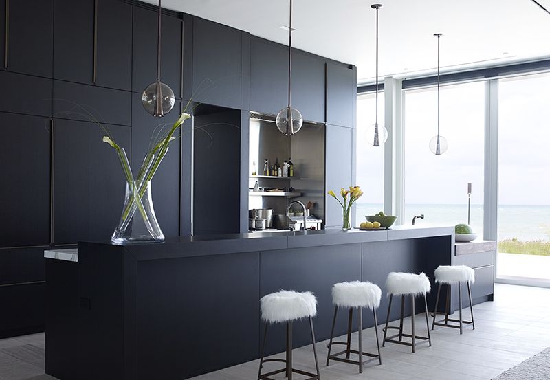 30 sophisticated black kitchen cabinets - kitchen designs with ...