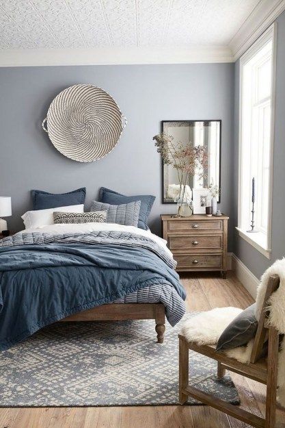 Modern blue bedroom ideas - savillefurnitu