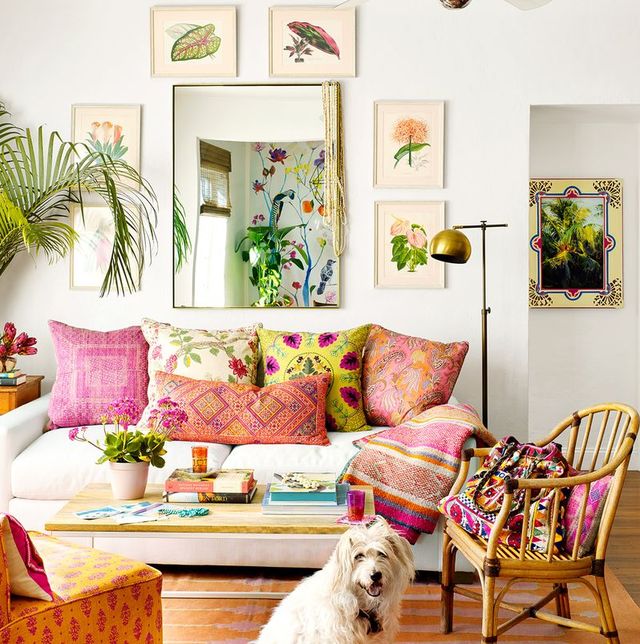 12 Inspirational Boho Living Room Ideas - Bohemian Living Room Decor ...