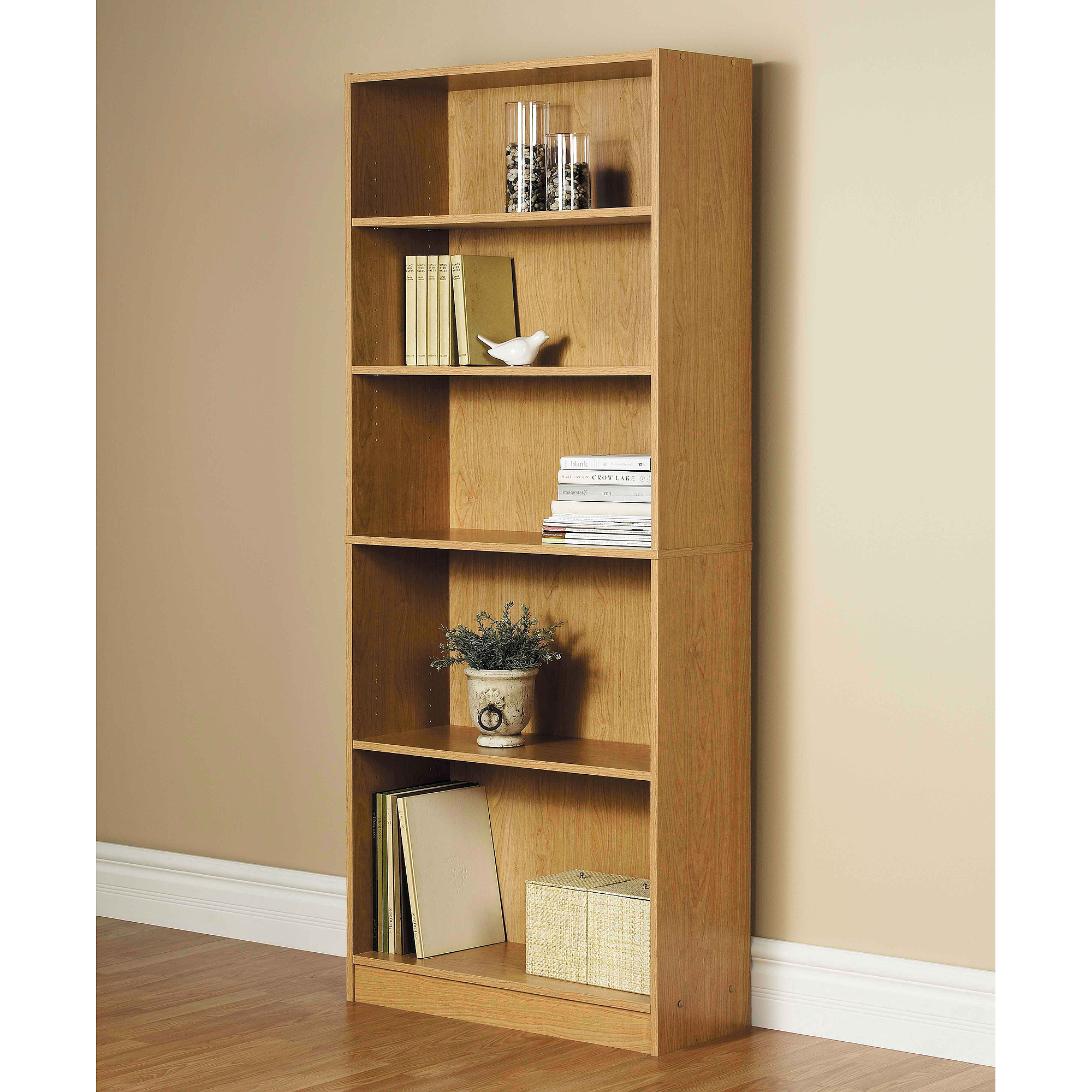 Bookcase Orion wide standard bookcase with 5 shelves, several versions DBAUJXQ